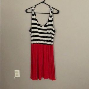 Striped tank dress